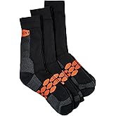 BRUNT Everyday Socks - 3 Pack - Comfortable, Durable Work Sock - Fully Cushioned Up to Achilles & Reinforced Heel & Toe