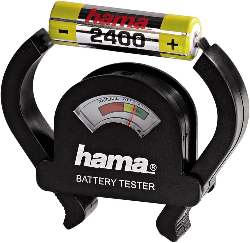 Hama 87099 Rechargeable Battery/Battery Tester, Black - Image 3