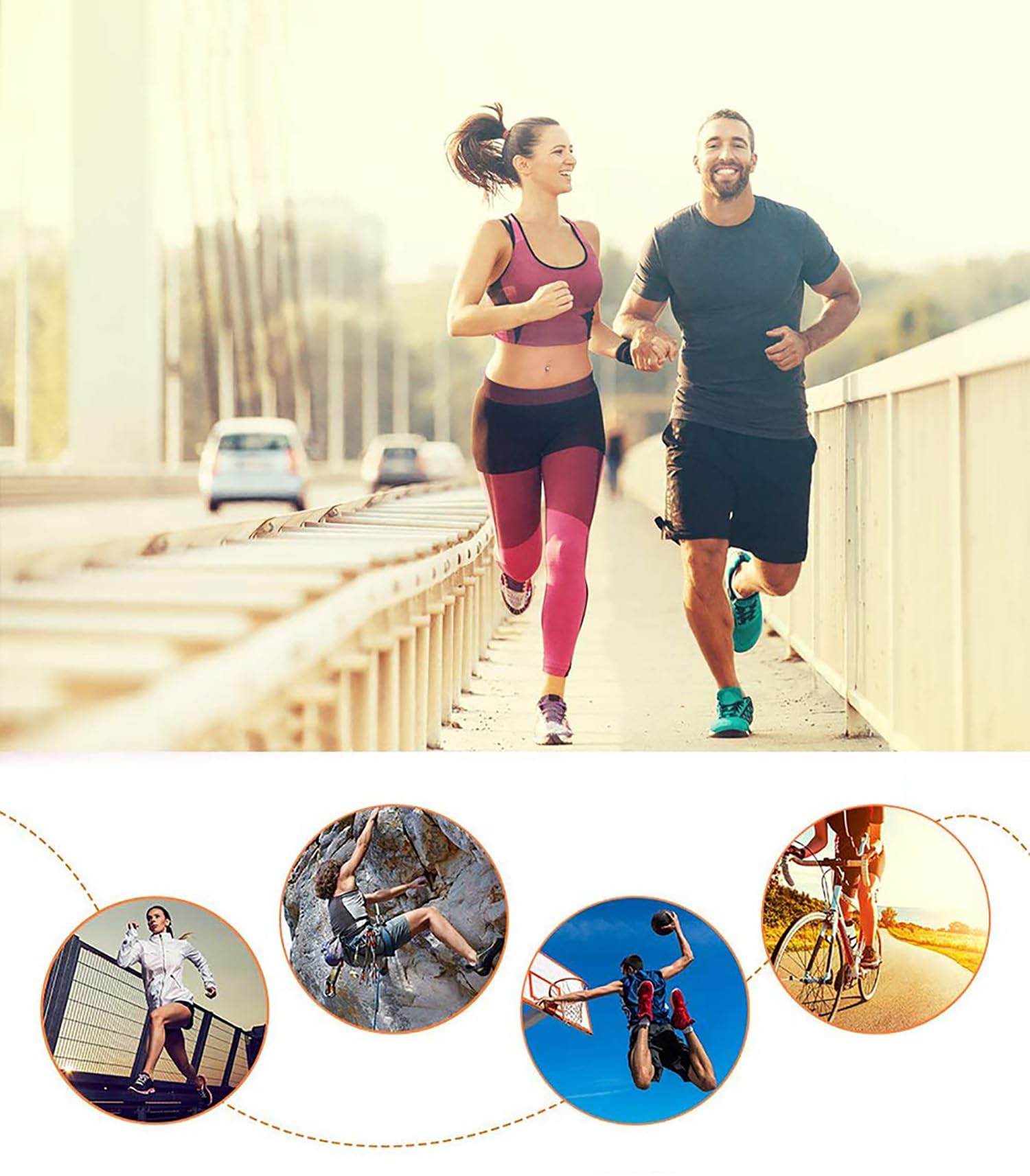 Seitaku Knee Braces for Women Men 2 Pack, Knee Compressin Sleeve Support for Running, Working out, Weightlifting, Football, Basketball, Gym, Sports (Navy, Medium)