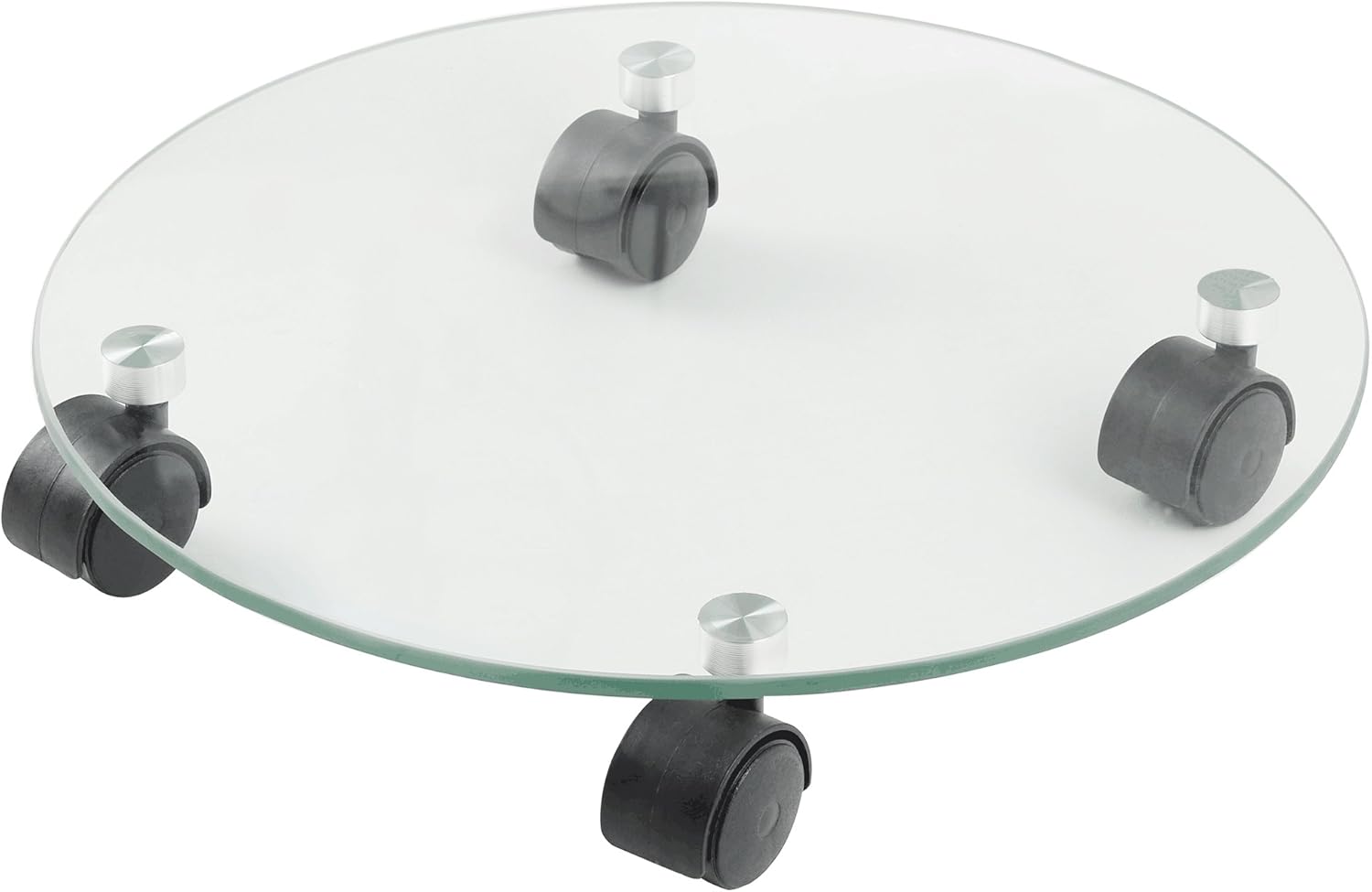 FLORA GUARD Plant Caddy 35cm Round Plant Pot Caddy, Plant Pot Trolley