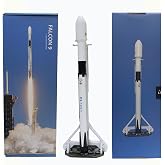 wltk SpaceX Falcon 9 STRONGBACK 1/233 Diecast Rocket Model Set