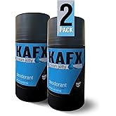 KAFX Body Ocean Jetty Deodorant with Odor-Fighting Coffee Oil, Organic Aluminum-Free Natural Deodorant for Women and Men, Long-Lasting Freshness, 2 Pack, 2.65 oz/75 g