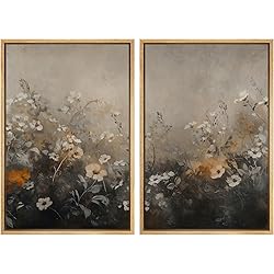 MUDECOR Framed Canvas Print Wall Art Set Neutral