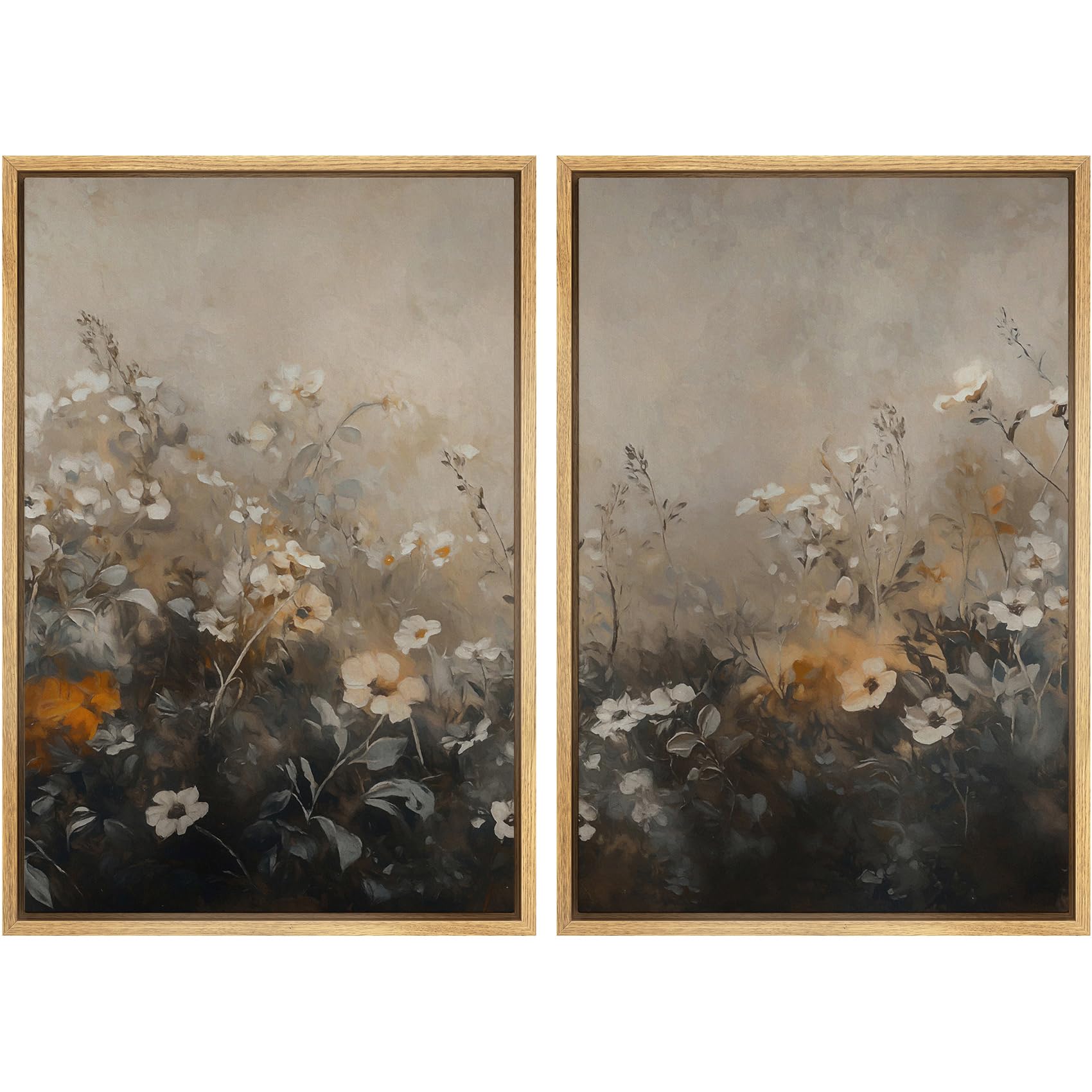 MUDECOR Framed Canvas Print Wall Art Set Neutral
