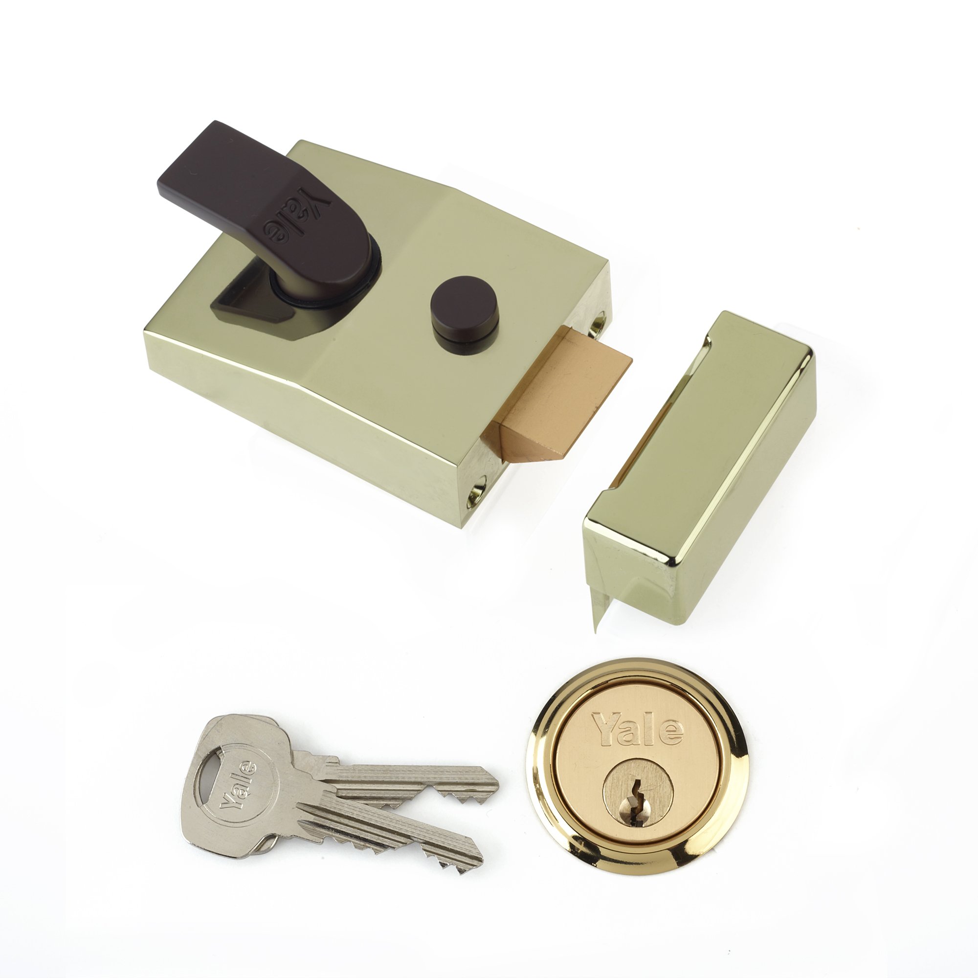 Yale YALP89BLX Security Lock, Brasslux, 60