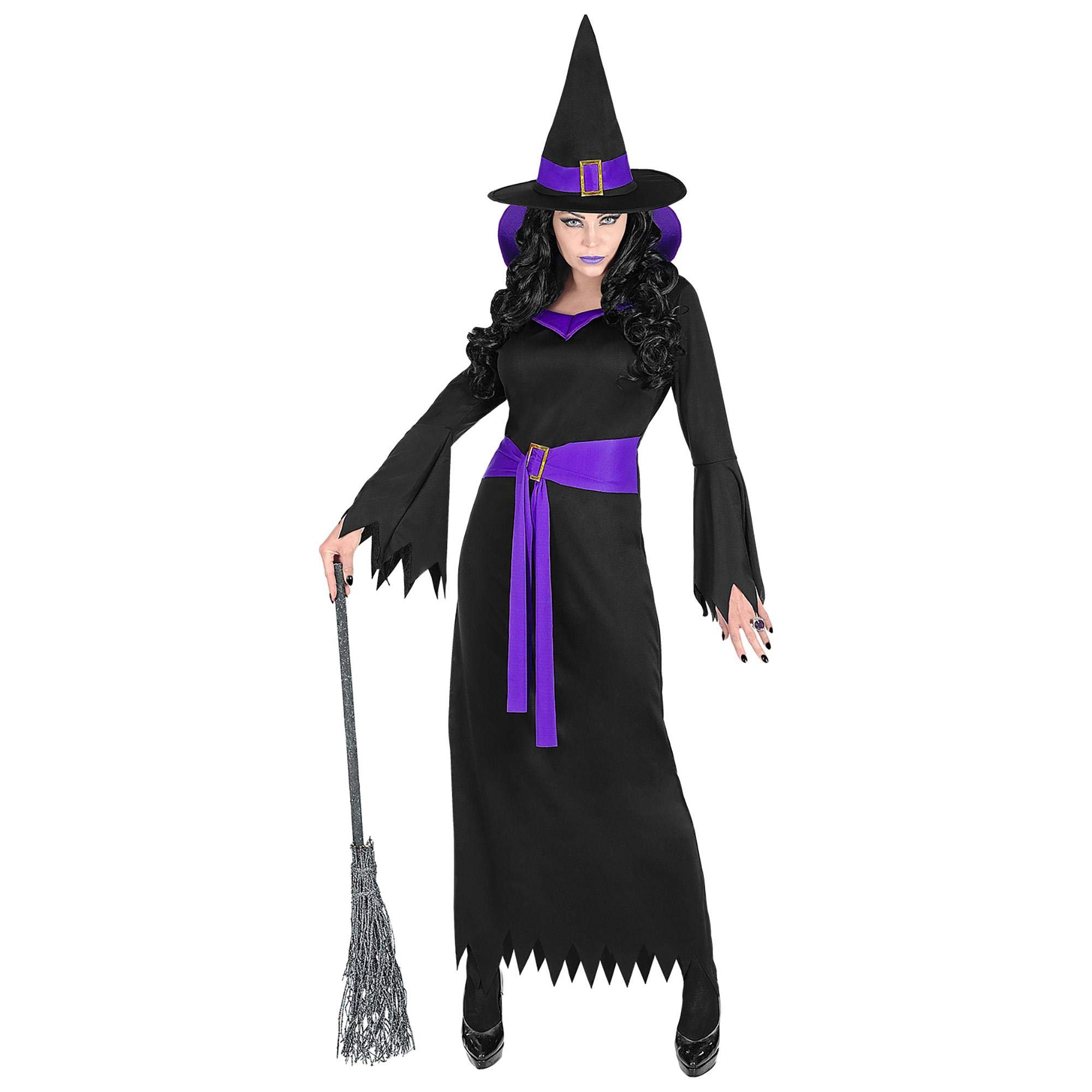 Women's Amazing Witch Fancy Dress Costume (dress, Hat) (m)