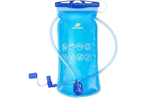 N NEVO RHINO Hydration Bladder1.5L- 2L-3L Leak Proof Water Reservoir, BPA -Free Water Pouch, Water Bladder for Hydration Pack，Hiking Backpack