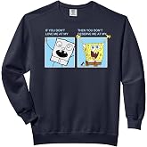 SpongeBob Squarepants Doodlebob meme Comfort Colors Adult Sweatshirt