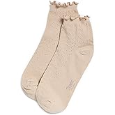 STEMS Women's Pointelle Ankle Socks