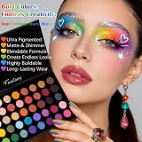 UCANBE Highly Pigmented Eye Makeup Palette Matte Metallic Natural Colors view 4