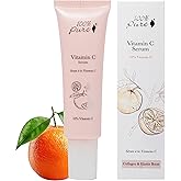 100% PURE Vitamin C Face Serum Hydrating Glow Skin Care with ALA Aloe + Vitamin E Oil - Daily Firming & Correcting Anti Aging Facial Moisturizer for Women & Men All Skin Types, Vegan - 1 Fl Oz