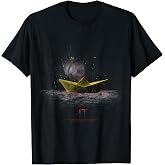 It Movie 2025 Pennywise Enigmatic Paper Boat T-Shirt