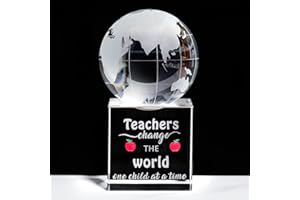 Movdyka Crystal Keepsake Teacher Gifts: Best Appreciation Ideas for End of Year & Back to School, Christmas, Valentines, Retirement