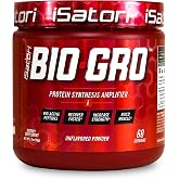 iSatori BIO-GRO Protein Synthesis Amplifier Unflavored - 60 Servings | Muscle Recovery and Growth Support, Bio-Active Peptides, Colostrum Supplement, Stimulant-Free Pre-Workout Powder