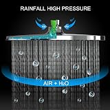 Rainsworth Thermostatic Shower Mixer Chrome 25cm Overhead Rain Shower view 3