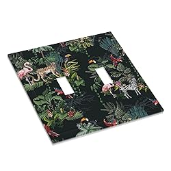 Spshian Decorative Switch Plate Covers Wild Jungle
