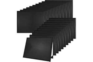 GraduatePro 20 Pack Diploma Cover 8.5x11 Certificate Document Presentation Holder Smooth Leather Letter Size Black