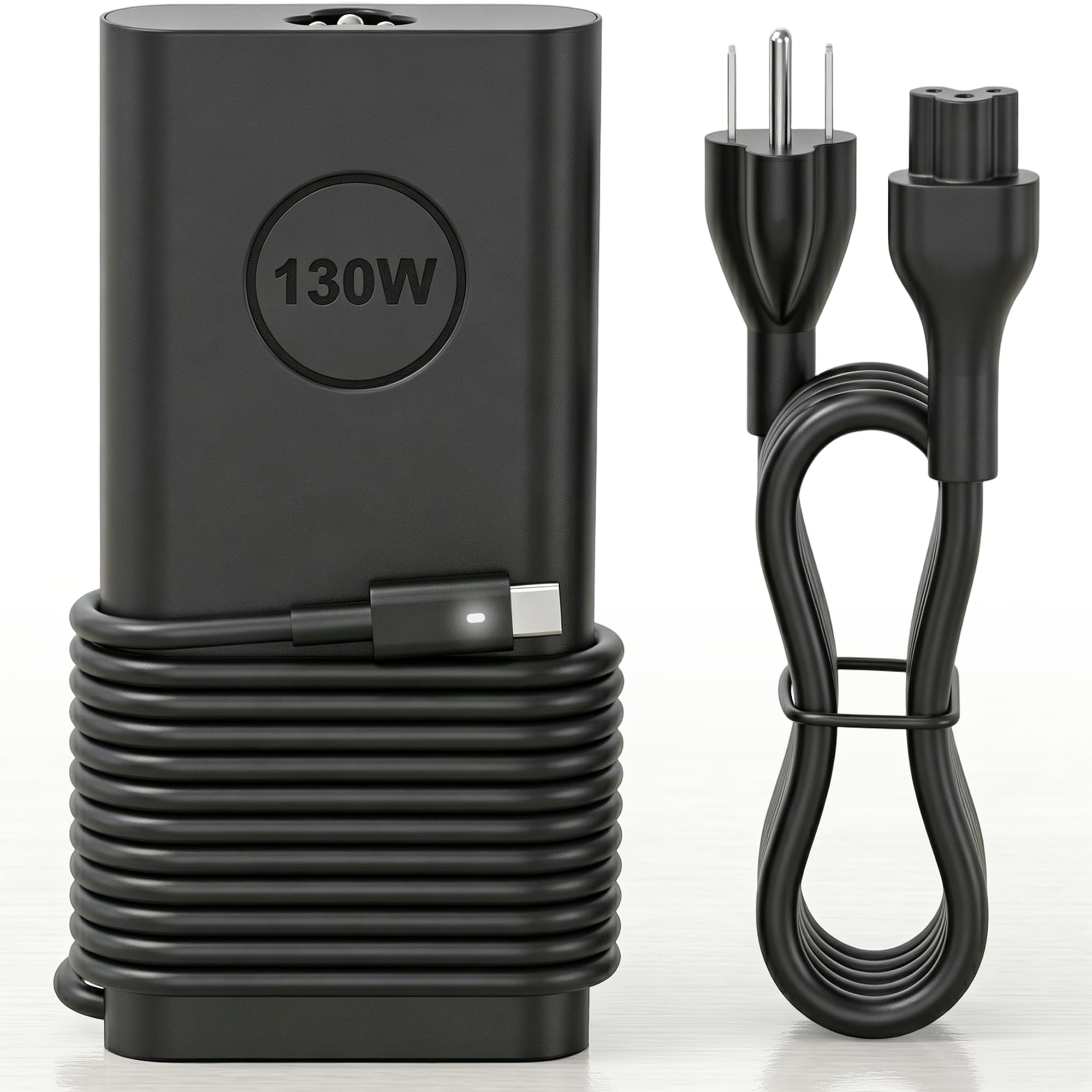 130W USB C Laptop Charger Compatible with Dell XPS 15 17 9575 9500 9510 9520 9530 9700 9710 9720 9730 Precision 5530 5550 5560 5570 5750 5760 5770 Latitude 5401 5411 5501 5511 5520 Power Supply Cord