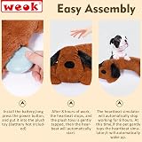 WEOK Puppy Heartbeat Toy for Separation Anxiety Calming Plush Toy view 8