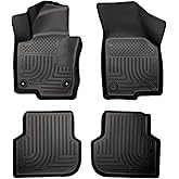 Husky Liners Weatherbeater Floor Mats | Fits 2011-2018 Volkswagen Jetta Sedan | Front & 2nd Row, 4-pc Black - 98831