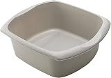 Addis Rectangular Washing Up Bowl Mushroom Large 38 x 32 x 14 cm 9.5 L