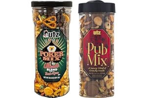 Utz Quality Foods Poker Mix, The Ultimate Party Snack Blend and Utz Pub Mix, Variety 2-Pack