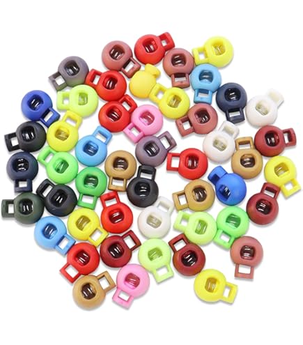 thumbnail interactive-video image 1 of Single Hole Spring Loaded Clothes Sliding Cord Lock Stopper Black 6pcs - Bed Bath & Beyond 1 of 9