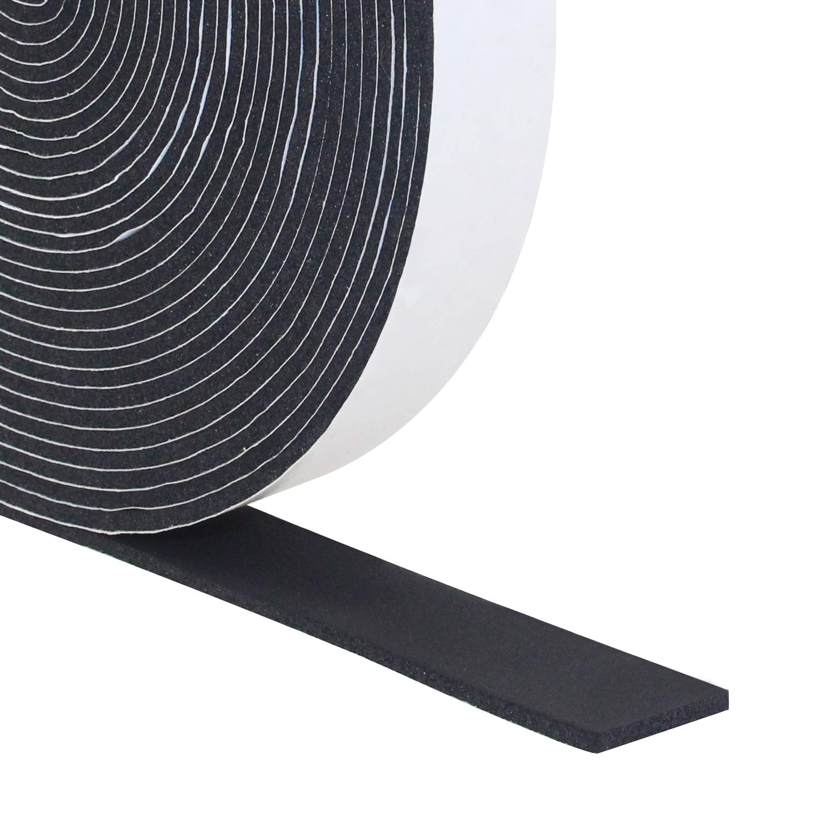 Photo 1 of DGSL Foam Insulation Tape, 1In x 1/8In x 33Ft Weather Stripping Door Seal Strip for Doors and Windows,Sliding Door, Soundproofing Door Seal,Weatherstrip,Air Conditioning Seal Strip