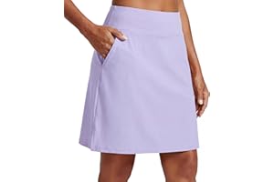 VINTATRE Tennis Skirt for Women High Waisted Golf Skort Pickleball Athletic Skort Skirts with Zipper Pockets