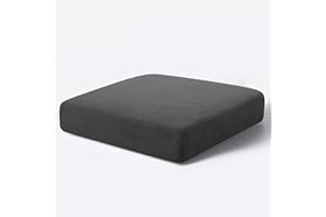 Hokway Stretch Couch Cushion Slipcovers Reversible Cushion Protector Slipcovers Sofa Cushion Protector Covers(Gray, Small)