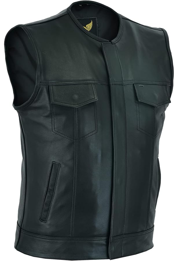 Amazon.com: The Bikers Place Mens Motorcycle Diamond Stitching