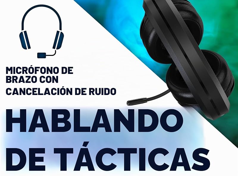 Predator Galea 350 PHW920 - Auscultadores para jogos acessórios (cabo jack de 3,5 mm, formato circumaural, microfone incluído, 32 Ohm, 116 dB, 20Hz-20KHz, cancelamento de ruído) Preto