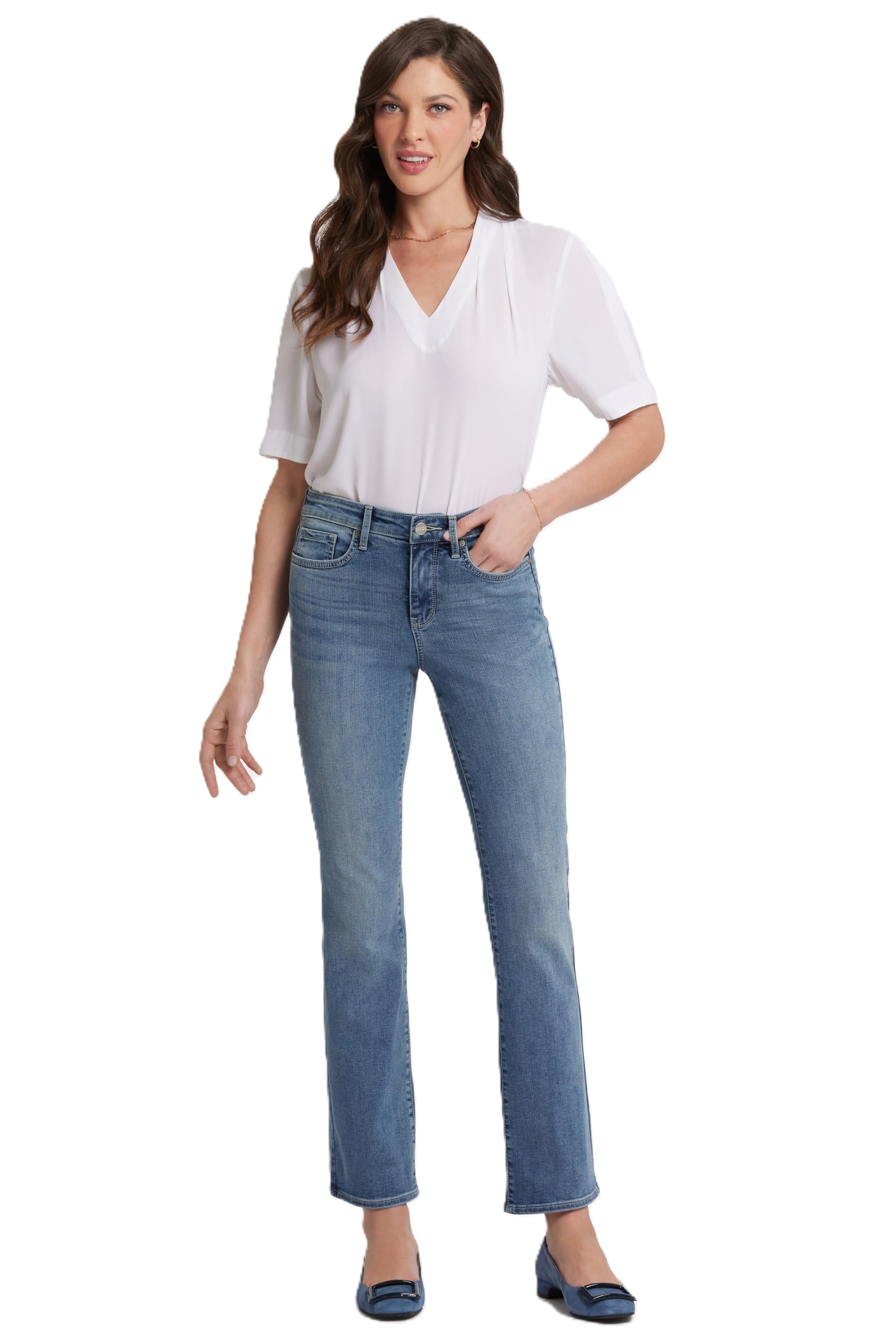 NYDJ womens Plus Size Barbara Bootcut jeans, Heyburn, 14 US