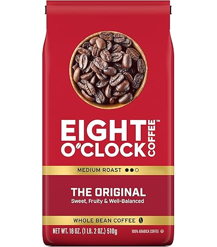 Amazon.com : Eighth-OClock Coffee Dark Italian Espresso Whole Bean