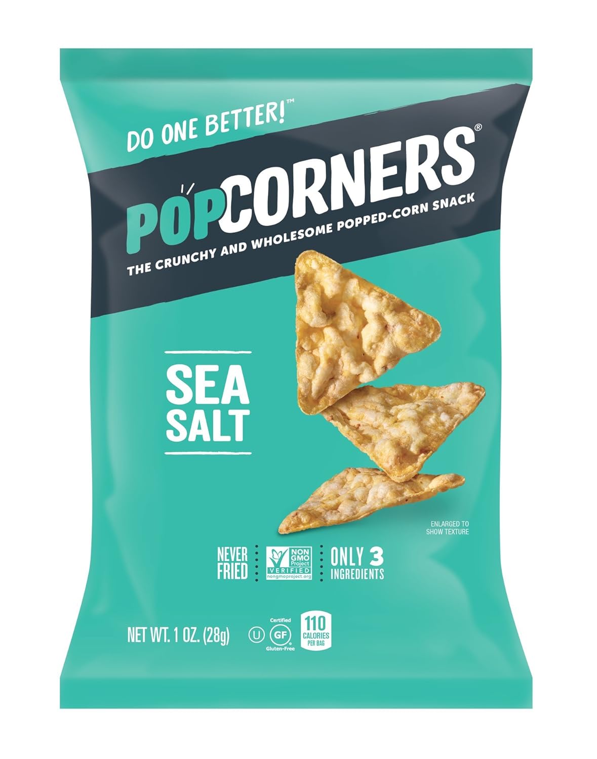 Amazon PopCorners Sea Salt Snack Pack Gluten Free Vegan Snack