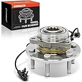A-Premium Front Wheel Bearing Hub Assembly Compatible with 4WD Chevy Tahoe Silverado 1500 Suburban Avalanche, Cadillac Escala