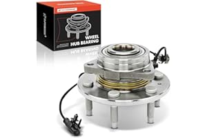 A-Premium Front Wheel Bearing Hub Assembly Compatible with 4WD Chevy Tahoe Silverado 1500 Suburban Avalanche, Cadillac Escala