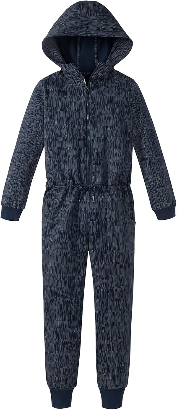 Schiesser Herren Sweatjacke Mix&Relax - Stehkragen Loungejacke Dunkelgrau