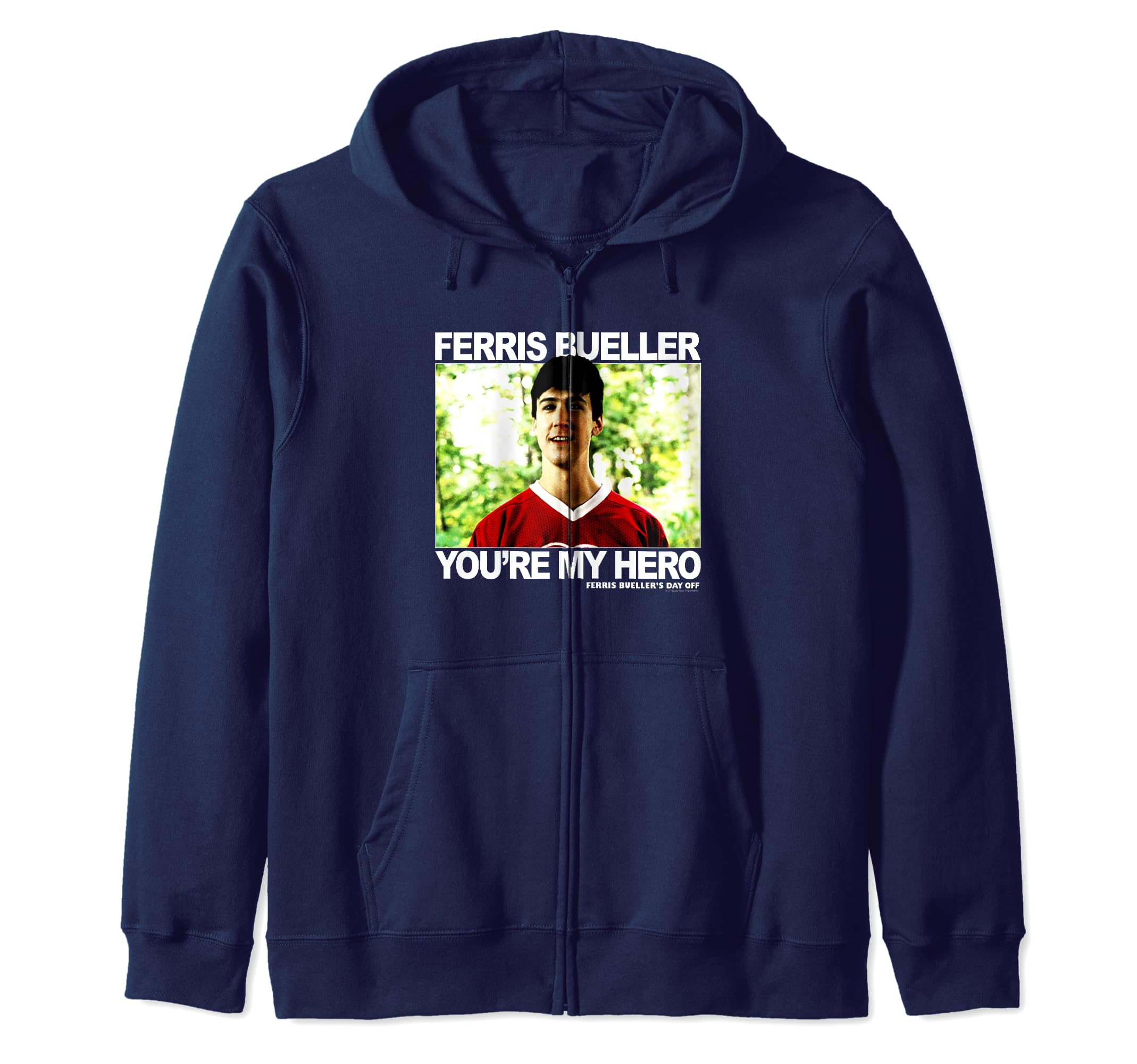 Ferris Bueller's Day Off You Are My Hero Photoreal Zip Hoodie