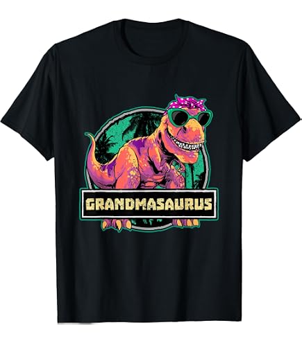 Amazon.com: Grandpa Grandpasaurus Shirt T Rex Dinosaur Birthday