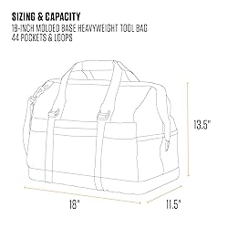 Carhartt Onsite Tool Bag, Durable