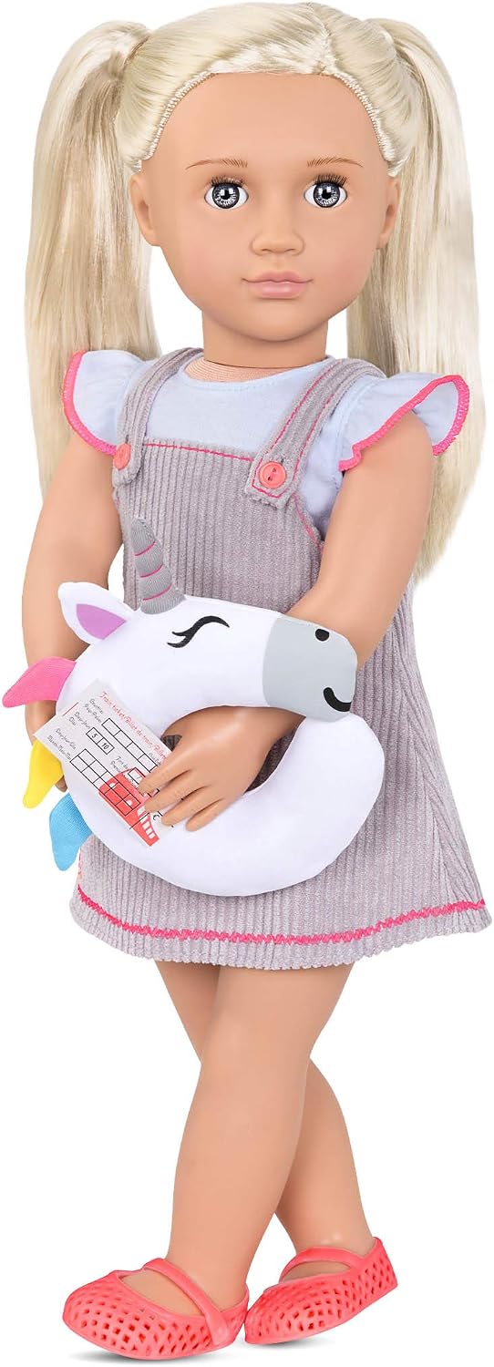 Our Generation - Unicorn Express - Travel Outfit - Unicorn Pillow - 18-Inch Doll Clothes - Pretend Play - Toy for Kids 3 Years + - Image 4