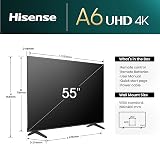 Hisense 55A6NTUK 55 Inch 4K Smart TV Dolby Vision VRR ALLM 3x HDMI 2.1 view 5