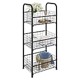 PROXRACER 3-Tier FreeStanding Open Shelf,Bathroom