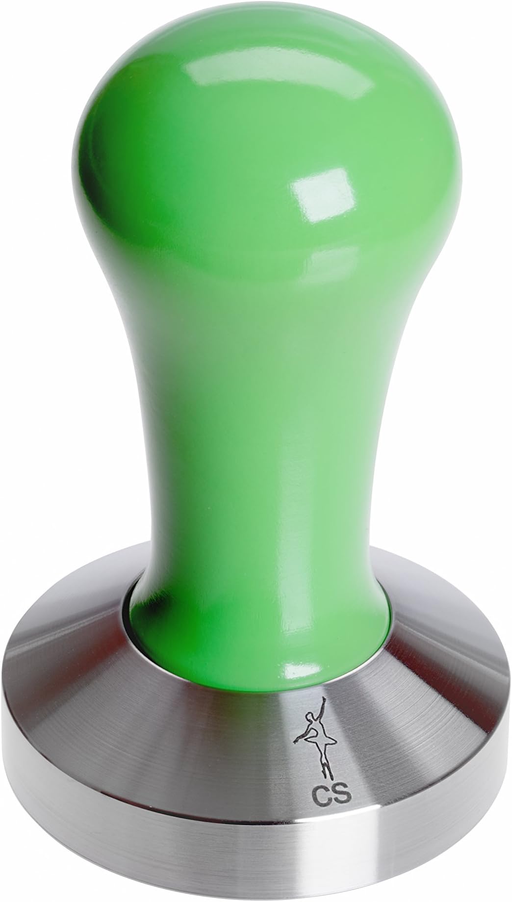Tamper - Espresso Tamper – Tamper 49mm - Coffee Tamper Standard Series - Coffee Press Tool - Tamper Espresso - Stainless Steel Espresso Tamper - Handle Solid Wood – Pressure Base Tampers (49mm Green)