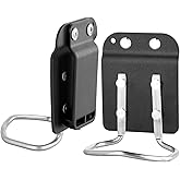 ClaspVital HamGrip | 2-Second Hammer Holder - Heavy Duty Tool Belt Hammer Loop for Claw Hammers & Axes | 2" Belt Lock Kydex Frame Design Fits for Stiletto/Stanley