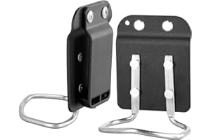 ClaspVital HamGrip | 2-Second Hammer Holder - Heavy Duty Tool Belt Hammer Loop for Claw Hammers & Axes | 2" Belt Lock Kydex Frame Design Fits for Stiletto/Stanley