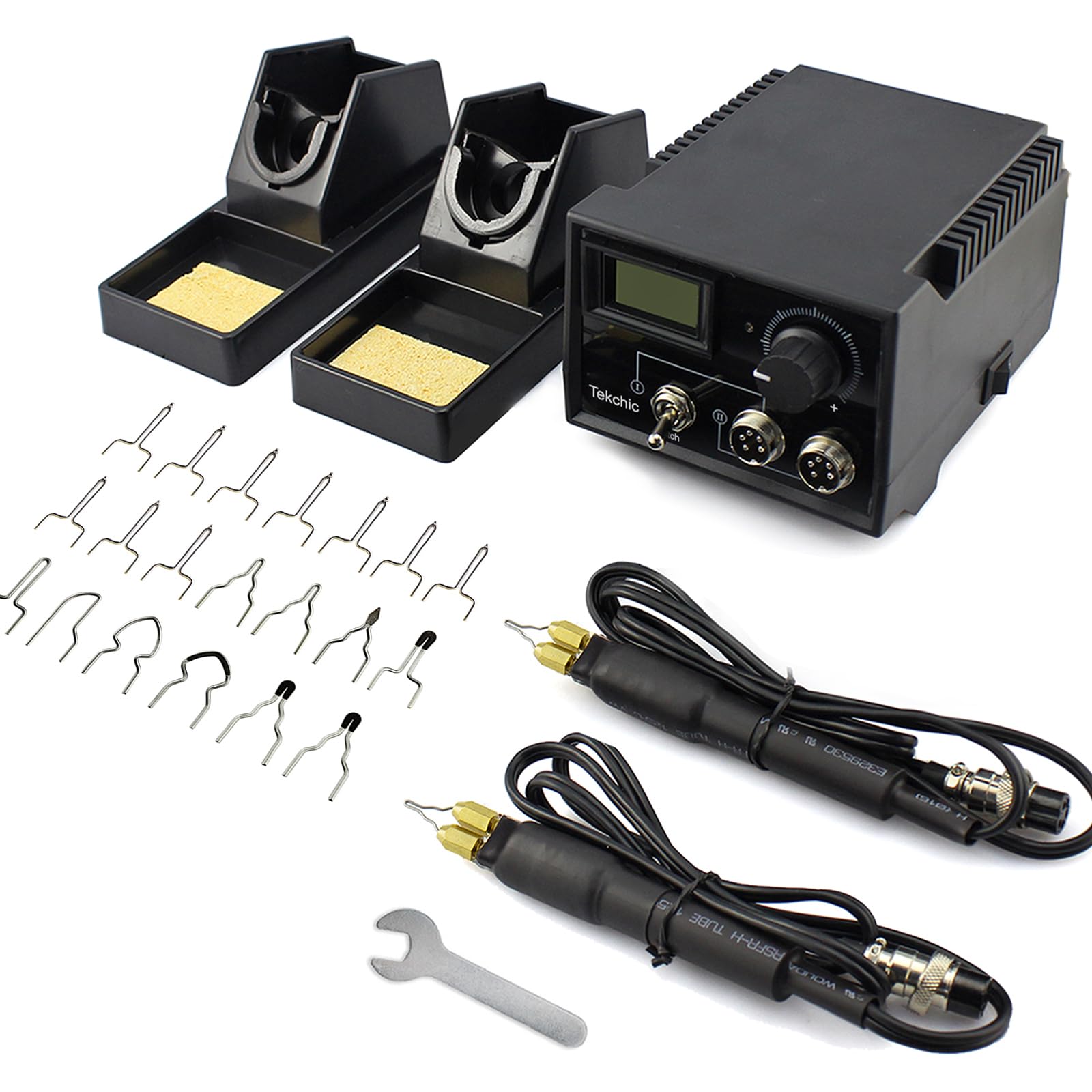 Photo 1 of TEKCHIC 60W Professional Wood Burning Kit Pro Wood Burner Pyrography Tool with 20 Wire Nibs Tips Including Ball Tips