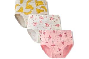 Girls Underwear Cotton Comfortable Panties 3 Pack