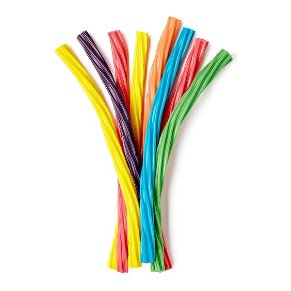 TWIZZLERS TWISTS RAINBOW FLAVORED LICORICE STYLE, CHEWY CANDY BAG, 12.4 OZ
